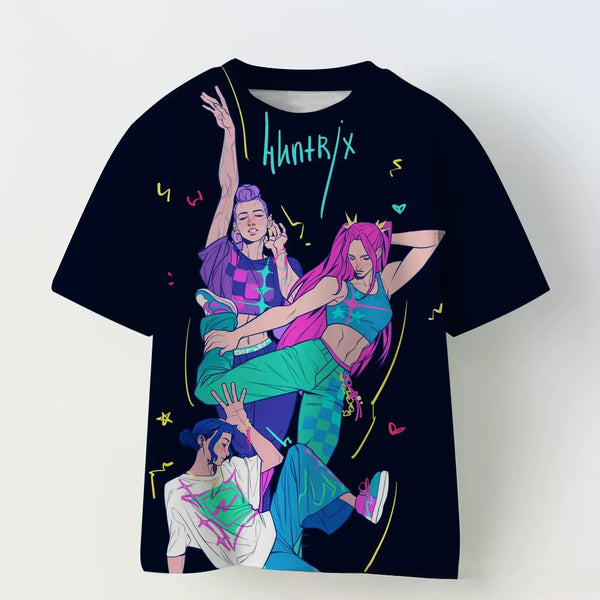 HUNTRX Neon Dance Kids Tee