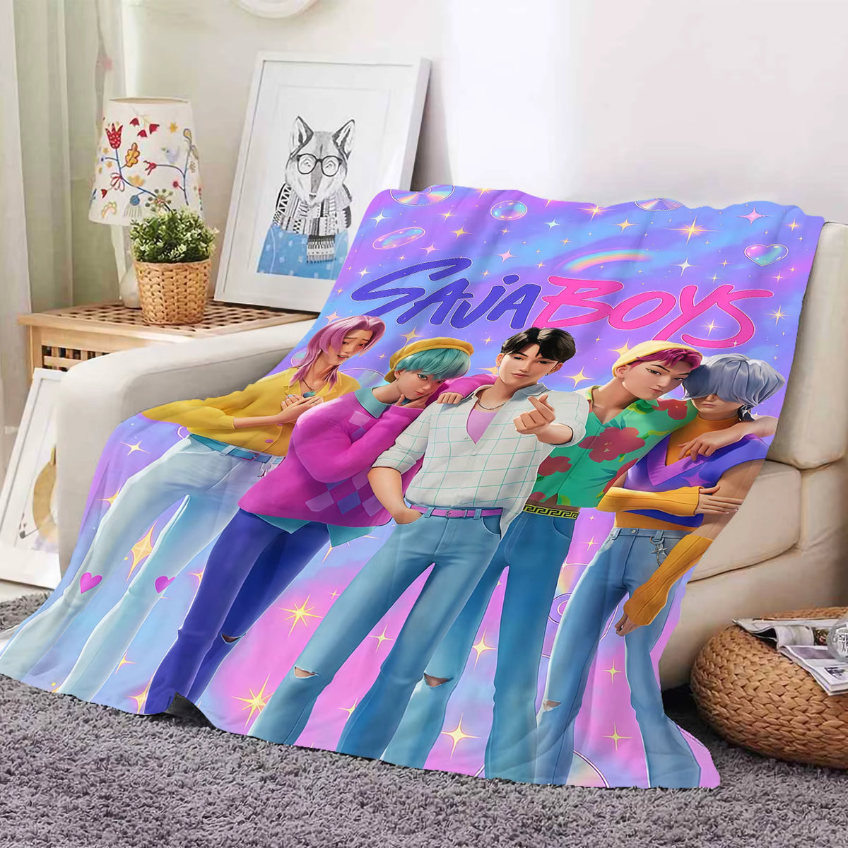 HUNTER/X Throw Blanket