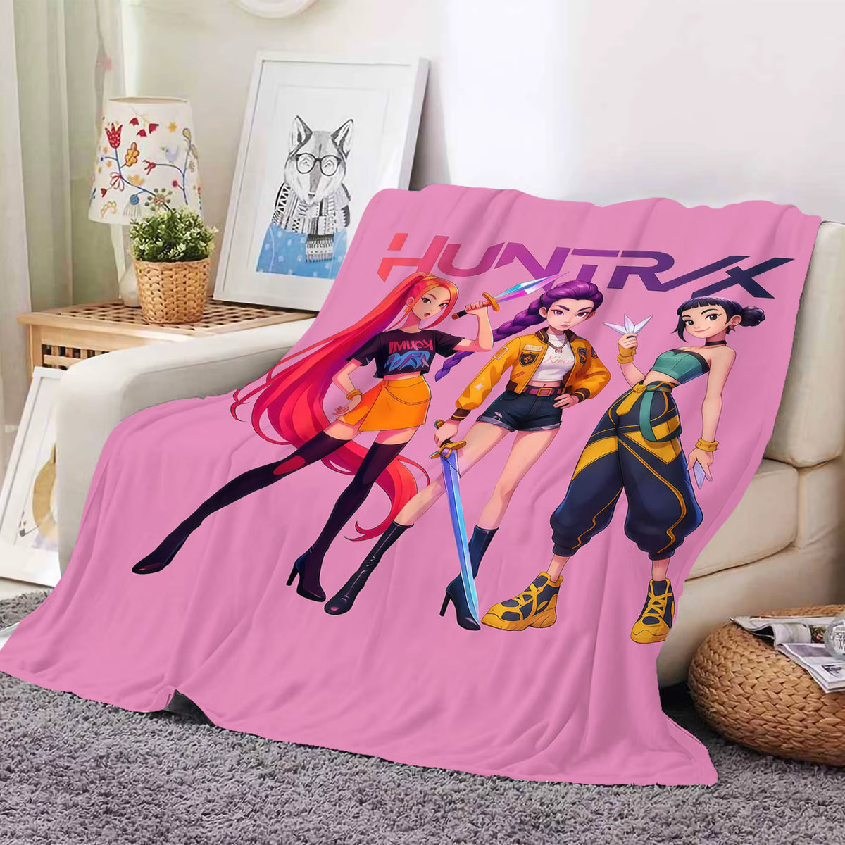 HUNTER/X Throw Blanket